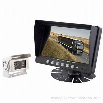 Camera rear-view system with night vision waterproof camera for trucks